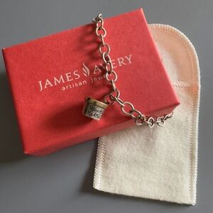 James Avery Blue Bell Charm Bracelet